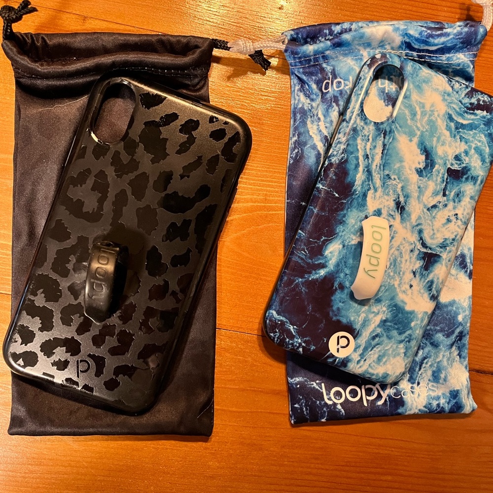 Two Loopy IPhone XR cases